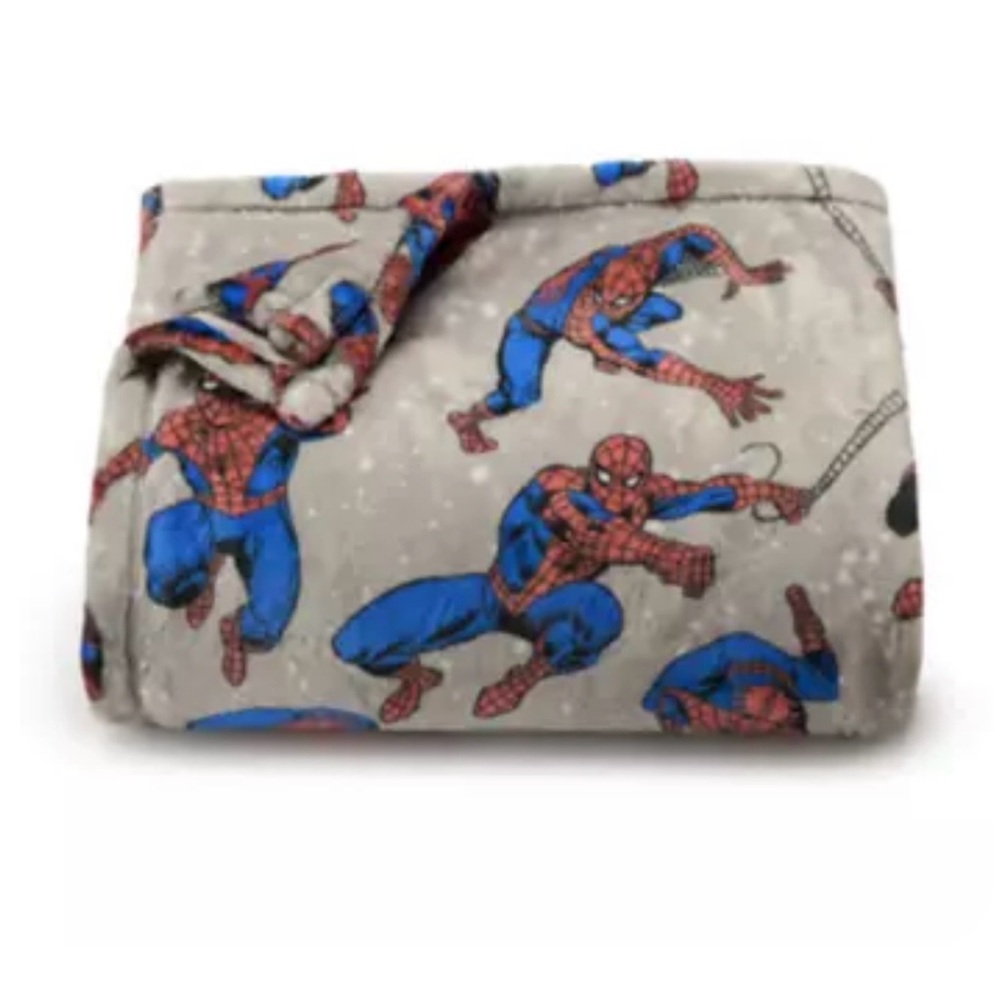 Marvel Oversized Supersoft Plush Spiderman Throw by The Big One® - Gray